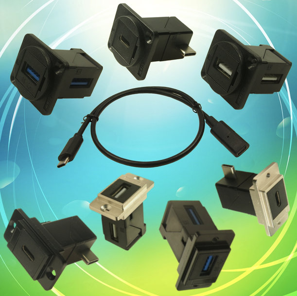Cliff Electronics add USB Variants to Right Angle FeedThrough Connector range